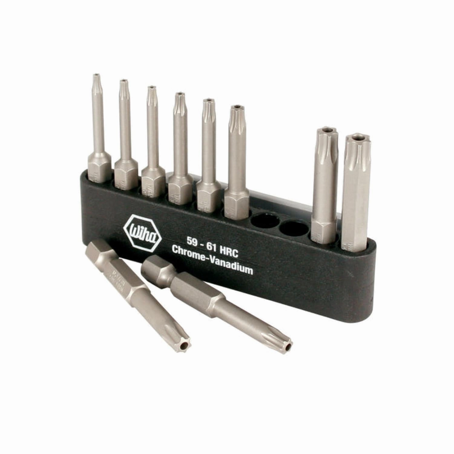 Wiha Tools 74987 Security TORX Power Bit Belt Pack, 10 Pc.