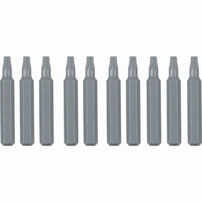 Wiha Tools 75668 System 4 TORX Micro Bits, T9 x 28 mm, 10 Pk.