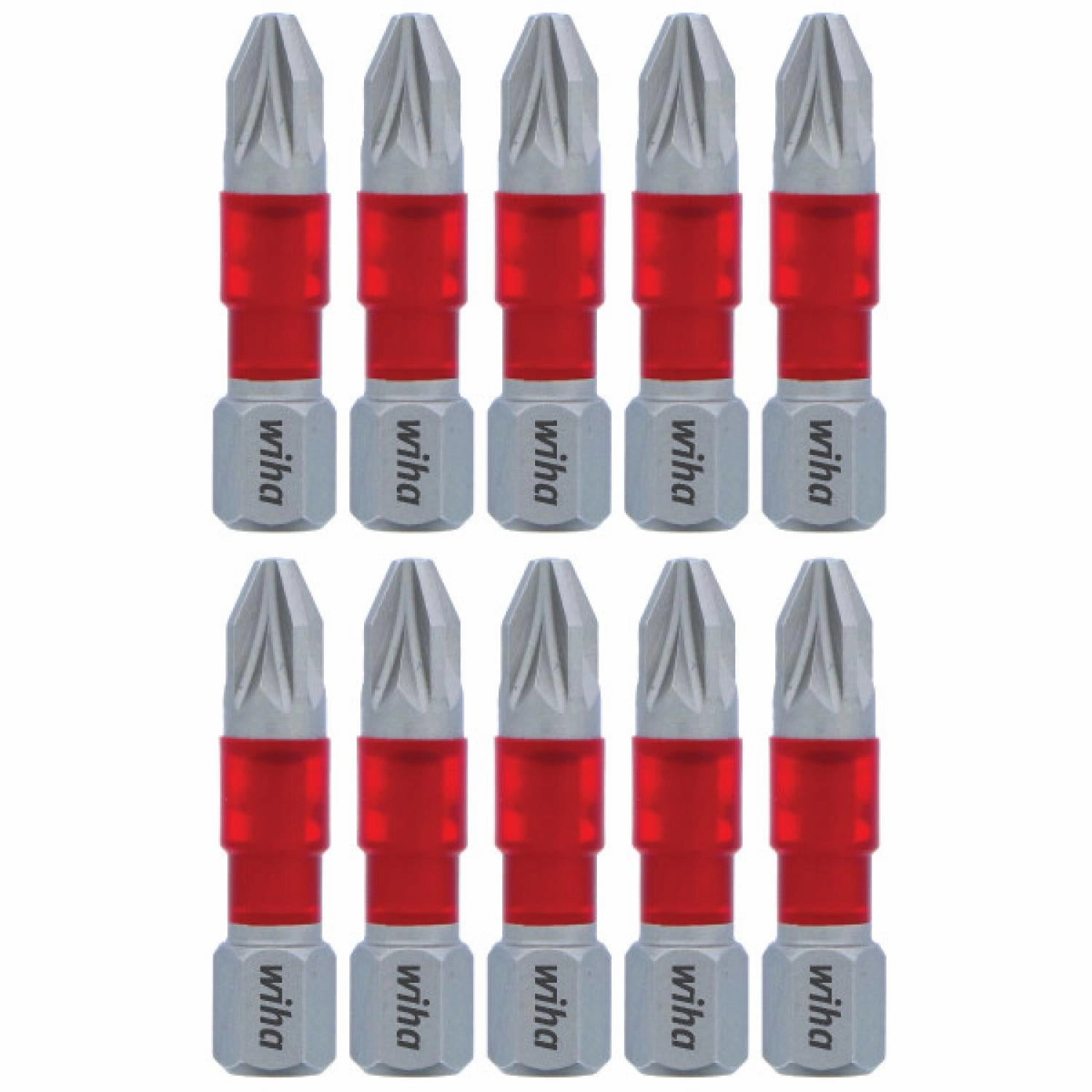 Wiha Tools 76507 MaxxTor Impact Bit Pozidriv #2 x 29mm - 10 Pack