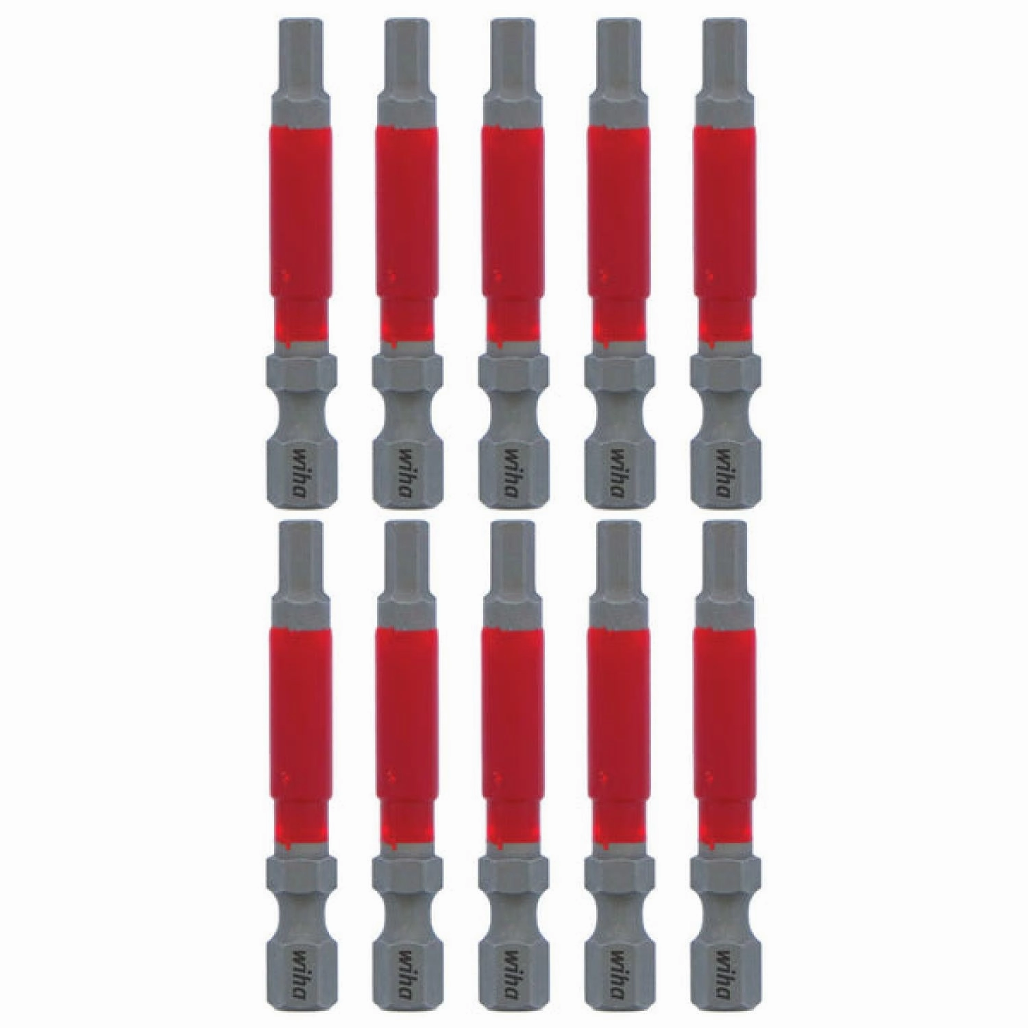 Wiha Tools 76564 MaxxTor Impact Bit Hex 4.0mm x 49mm - 10 Pack
