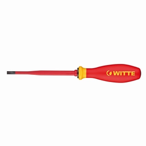 Witte 76015 SB Insulated ProTop II Slim 1000V 5" Slotted Screwdriver